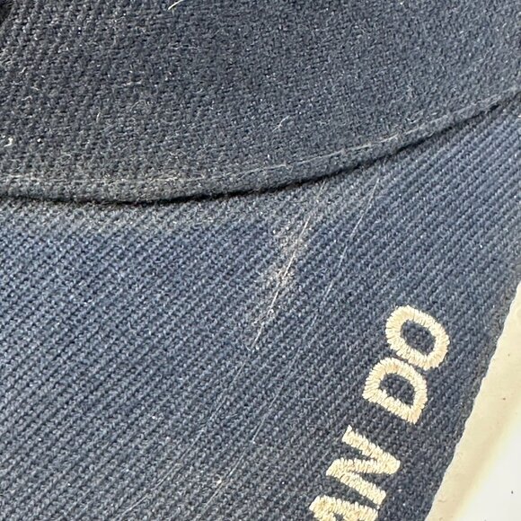 U.S. Navy Seabees "Can Do" Embroidered Adj Baseball Cap Navy Blue Cotton Blend - Picture 9 of 12